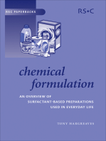 Chemical Formulation: An Overview of Surfactant Based Chemical Preparations Used in Everyday Life