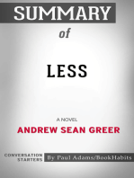 Summary of Less: A Novel | Conversation Starters