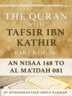 The Quran With Tafsir Ibn Kathir Part 6 of 30:An Nisaa 148 To Al Ma’idah 081