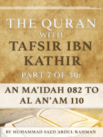 The Quran With Tafsir Ibn Kathir Part 7 of 30: Al Ma’idah 082 To Al An’am 110