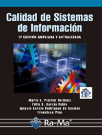 Calidad de Sistemas de Información. 3ª edición ampliada y actualizada
