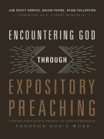 Encountering God through Expository Preaching: Connecting God’s People to God’s Presence through God’s Word