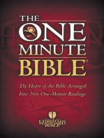 The HCSB One Minute Bible: The Heart of the Bible Arranged into 366 One-Minute Readings