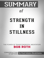 Summary of Strength in Stillness: The Power of Transcendental Meditation | Conversation Starters