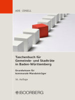 Taschenbuch für Gemeinde- und Stadträte in Baden-Württemberg: Grundwissen für kommunale Mandatsträger
