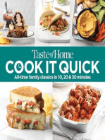Taste of Home Cook it Quick: All-Time Family Classics in 10, 20 and 30 Minutes