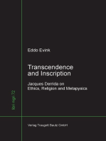 Transcendence and Inscription: Jacques Derrida on Ethics, Religion and Metaphysics