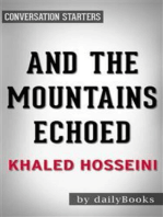 And the Mountains Echoed: by Khaled Hosseini | Conversation Starters