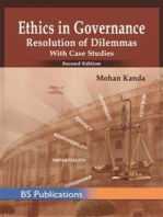 Ethics in Governance: Resolution of Dilemmas