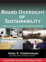 Board Oversight of Sustainability