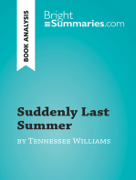 Suddenly Last Summer by Tennessee Williams (Book Analysis): Detailed Summary, Analysis and Reading Guide