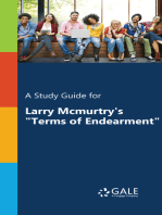 A Study Guide for Larry McMurtry's "Terms of Endearment"