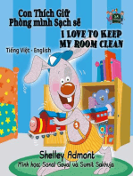 I Love to Keep My Room Clean (Vietnamese English Bilingual Book): Vietnamese English Bilingual Collection