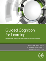 Guided Cognition for Learning: Unsupervised Learning and the Design of Effective Homework