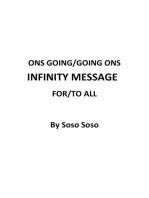 Ons Going/Going Ons Infinity Message For/To All