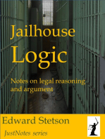 Jailhouse Logic | Notes on Legal Reasoning and Argument