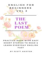 English For Beginners: The Last Poem: Practice Book with Easy Short Stories to Read & Learn Everyday English Fast, #2