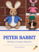 Peter Rabbit: Written Crochet Pattern