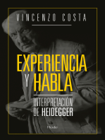 Experiencia y habla: Interpretación de Heidegger