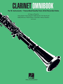 Easy Pop Melodies for Clarinet Instrumental Folio Book NEW 000125785 