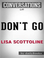 Don't Go: by Lisa Scottoline | Conversation Starters