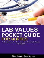 Lab Values Pocket Guide For Nurses