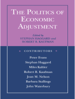 The Politics of Economic Adjustment: International Constraints, Distributive Conflicts and the State