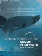 Genesis to Revelation Minor Prophets Participant Book: A Comprehensive Verse-by-Verse Exploration of the Bible