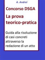 Concorso DSGA Prova Teorico Pratica