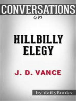 Hillbilly Elegy: A Memoir of a Family and Culture in Crisis by J. D. Vance | Conversation Starters