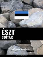 Észt szótár: Témaalapú megközelítés
