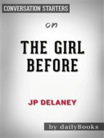 The Girl Before: A Novel by JP Delaney | Conversation Starters