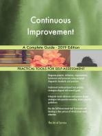 Continuous Improvement A Complete Guide - 2019 Edition