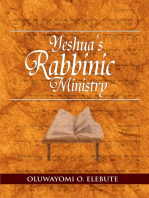 Yeshua's Rabbinic Ministry