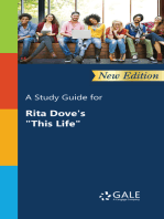 A Study Guide (New Edition) for Rita Dove's "This Life"