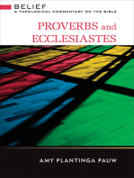 Proverbs and Ecclesiastes: A Theological Commentary on the Bible
