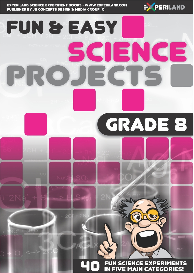 Fun and Easy Science Projects: Grade 8 - 40 Fun Science Experiments for
