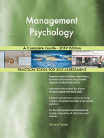 Management Psychology A Complete Guide - 2019 Edition