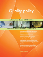 Quality policy A Complete Guide - 2019 Edition