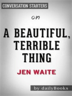 A Beautiful, Terrible Thing: A Memoir of Marriage and Betrayal by Jen Waite | Conversation Starters
