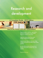 Research and development A Complete Guide - 2019 Edition