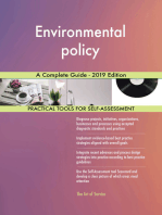 Environmental policy A Complete Guide - 2019 Edition