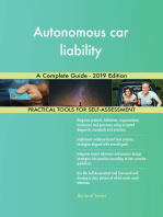 Autonomous car liability A Complete Guide - 2019 Edition