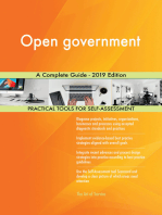 Open government A Complete Guide - 2019 Edition