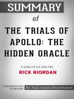 Summary of The Trials of Apollo: The Hidden Oracle