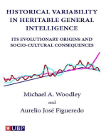 Historical Variability In Heritable General Intelligence