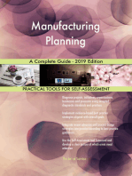 Manufacturing Planning A Complete Guide - 2019 Edition