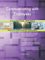 Communicating with Employees A Complete Guide - 2019 Edition