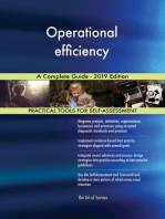 Operational efficiency A Complete Guide - 2019 Edition