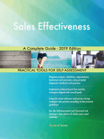 Sales Effectiveness A Complete Guide - 2019 Edition